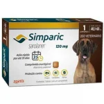 Simparic 120 Mg Para C�es 40,1 a 60 Kg - 1 Comprimido
