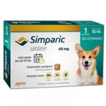 Simparic 40 Mg Para C�es 10,1 a 20 Kg - 1 Comprimido