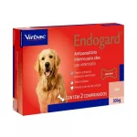 Verm�fugo Endogard para C�es at� 30kg Virbac Caixa com 2 Comprimidos