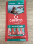 Petisco Cremoso Origens Creminho Salmao Para Gatos 4un