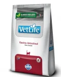 Ra��o Farmina Vet Life Natural Gastro Intestinal Para Gatos Adultos com Dist�rbios Digestivos 400g