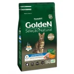Ra��o Golden Sele��o Natural Gatos Castrados Sabor Frango, Ab�bora E Alecrim - 3 Kg