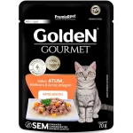 Ra��o �mida Sach� Golden Gourmet Gatos Adultos Sabor Atum - 70 G