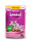 Ra��o �mida Sach� Whiskas Gatos Filhotes Sabor Frango Ao Molho - 85 G