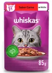 Sach� Whiskas Gatos Adultos 1+ Carne 85g