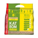 Granulado Higi�nico de Capim Lim�o Para Gatos Kat Bom 6kg