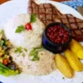 Alcatra Grelhada + Feij�o + Farofa + R�sticas + Arroz