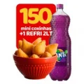 COMBO 150 MINI COXINHA + 1 REFRI 2LT