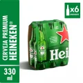 Heineken Long Neck 330ml Caixa Com 6 Unidades