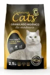 Areia Granulado De Madeira Cleaning Cats 2,5kg