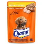 Ra��o �mida para C�es Filhotes Sabor Caseiro Frango Champ 85g