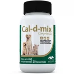Suplemento Cal-D-Mix Vetnil com 30 Comprimidos