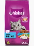 10,1kg- Ra��o Whiskas para Gatos Adultos Sabor Peixe.