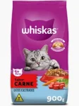 10,1kg- Ra��o Whiskas para Gatos Adultos Castrados Sabor Carne.