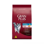 10,1kg- Ra��o GranPlus para Gatos Adultos Castrados Sabor Salm�o e Arroz.