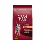 10,1kg- Ra��o GranPlus Choice para Gatos Adultos Sabor Frango e Carne.