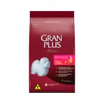 15kg- Ra��o GranPlus Menu para C�es Adultos de Porte Mini Sabor Carne e Arroz.