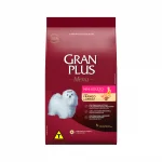 3kg- Ra��o GranPlus Menu para C�es Adultos de Porte Mini Sabor Frango e Arroz.