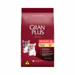 3kg- Ra��o GranPlus Menu Para C�es Filhotes de Porte Mini Sabor Frango e Arroz.
