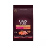 3kg- Ra��o GranPlus Gourmet para C�es Adultos de Porte Mini Sabor Salm�o e Frango.