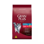 3kg- Ra��o GranPlus para Gatos Adultos Castrados sabor Carne e Arroz.