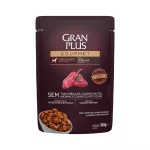 100g- Ra��o �mida GranPlus Gourmet Sach� para C�es Adultos Sabor Ovelha.