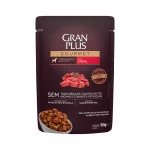 100g- Ra��o �mida GranPlus Gourmet Sach� para C�es Adultos Sabor Carne.