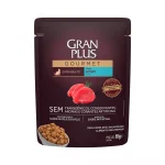 85g- Ra��o �mida GranPlus Gourmet Sach� para Gatos Adultos Sabor Atum.