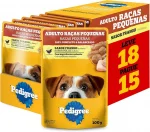 Pack Ra��o �mida Pedigree Sach� Frango ao Molho para C�es Adultos RP - Leve 18 Pague 15