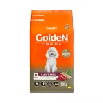 1kg- Ra��o Golden F�rmula Mini Bits Para C�es Adultos RP Sabor Carne e Arroz.