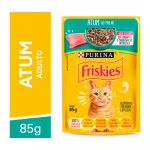 Ra��o �mida Friskies Sach� para Gatos Adultos Sabor Atum ao Molho - 85g