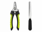 Kit Alicate Cortador de Unha + Lixa Pet - Para C�es e Gatos