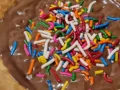 Esfiha de Brigadeiro Colorido