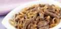 Isca de carne acebolada grande