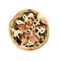 Escarola com bacon e mussarela