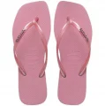 Chinelo Feminino Slim Square Logo Metallic Havaianas