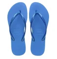 Chinelo Havaianas 37/38 Slim Lisa Azul Brilhante