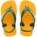 Chinelo Havaianas Baby Brasil Logo Amarelo Pop/Amaz�nia N�20