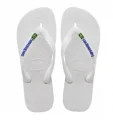 Chinelo Havaianas Brasil Logo Branco 23/24