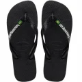 Chinelo Havaianas Brasil Logo Preto N39/40