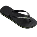 Chinelo Havaianas Brasil Logo Preto N43/44