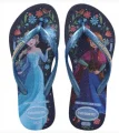 Chinelo Havaianas Infantil Princesas Slim Kids Azul 27/8