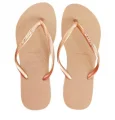 Chinelo Havaianas Slim Logo Metallic Rose Gold 37/38