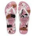 Chinelo Infantil Slim Pets Rosa Chiffon Havaianas Tamanho 23/24