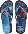 Chinelo Infantil Slim Princess Havaianas Tamanho 35/36 Azul/Azul Lavanda Frozen