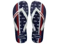Chinelo Sand�lia Top Nautical Masculino Tamanho 43/44 Cor Marinho Branco Vermelho Havaianas