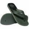 Chinelo Unissex City Basic Verde Oliva/Preto Tamanho 43/44