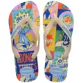 Sand�lia Chinelo Masculino Havaianas Top Warner Looney Tunes Bege Palha Tamanho 43/44