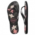 Sand�lia Havaianas Slim Org�nica Preta E Cinza Tamanho 37 1 Par