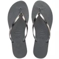 Rasteirinha Havaianas You Metallic Cinza A�o N35/36